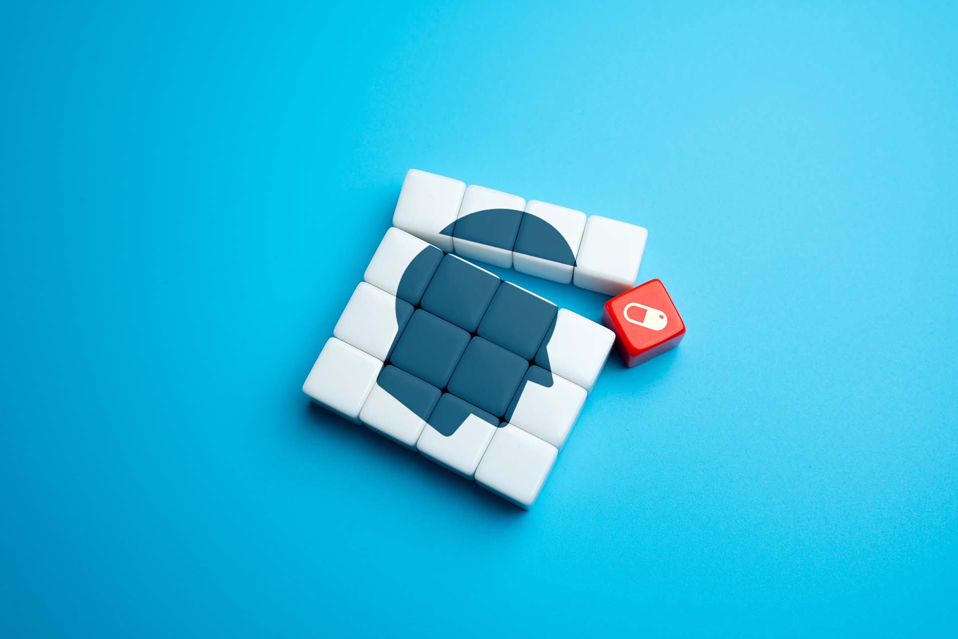 An abstract representation of a face with a lock, symbolizing the concealed emotions and behaviors characteristic of Histrionic Personality Disorder