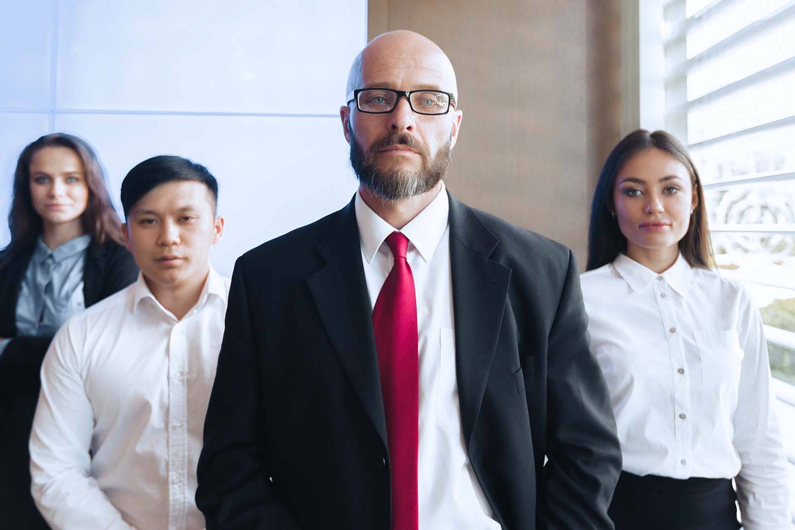 California law firm team with senior attorney representing legal professionals needing confidential mental health support protecting bar licenses